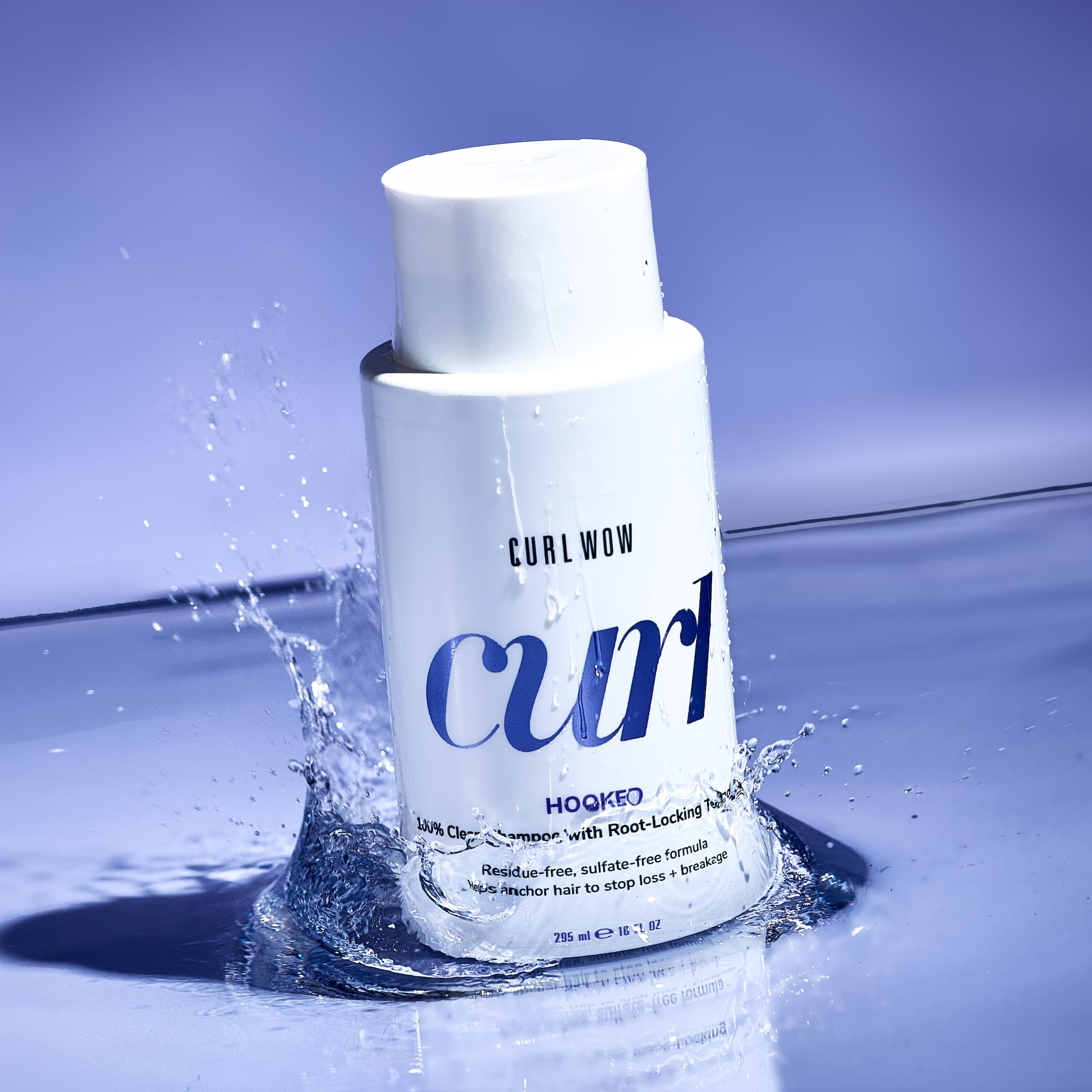 Curl Wow - Hooked 100% Clean Shampoo With Root-Locking Technology